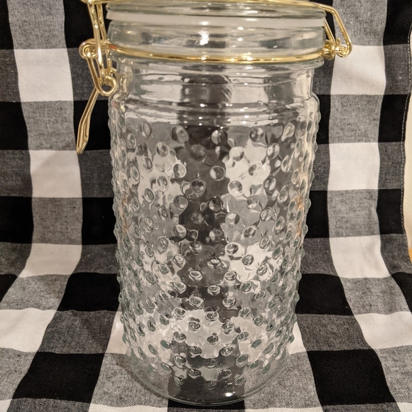 Circle Glass Glass Kitchen Storage Canister - Picture 2 of 2